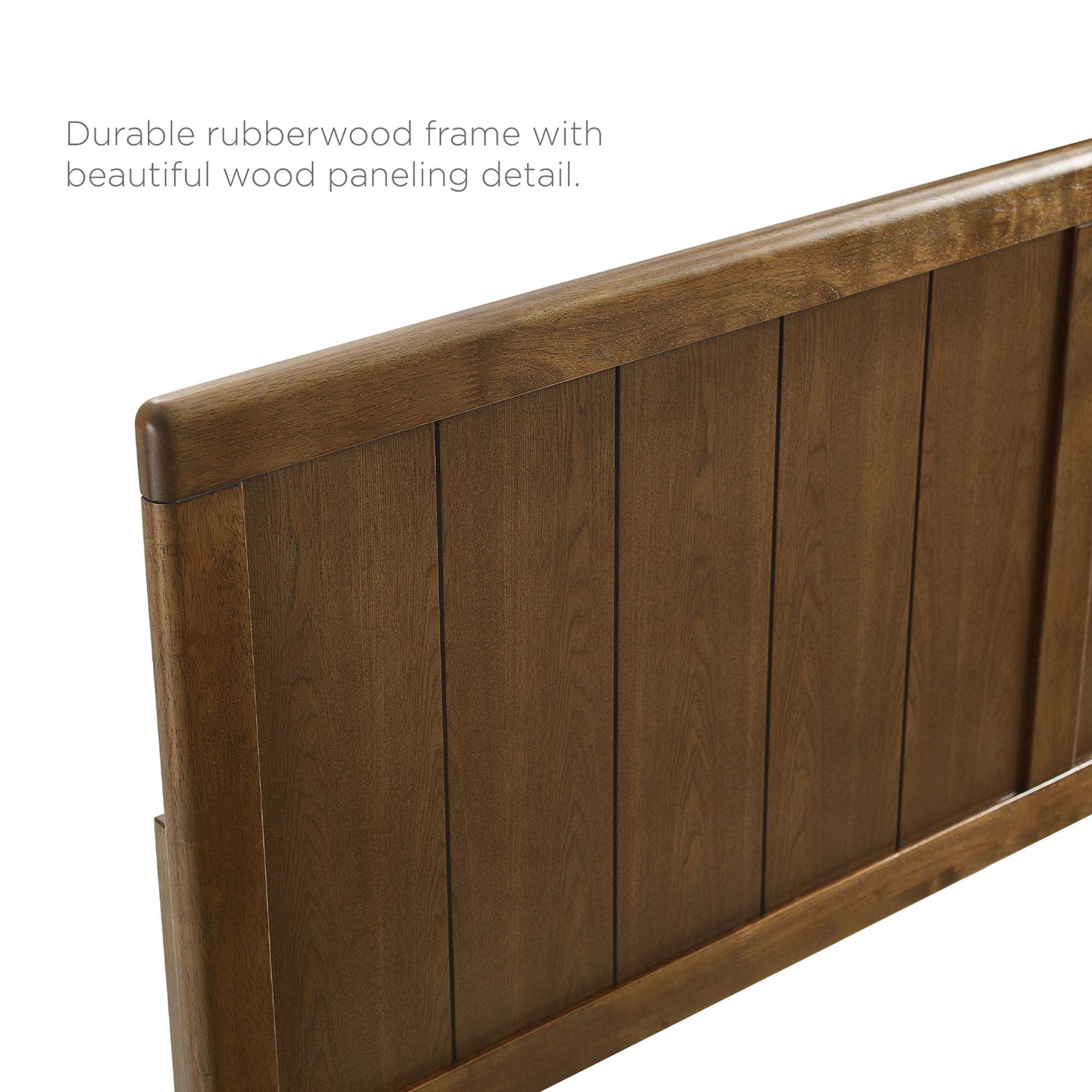 Alana Wood Twin Platform Bed With Splayed Legs by Modway - Image 2