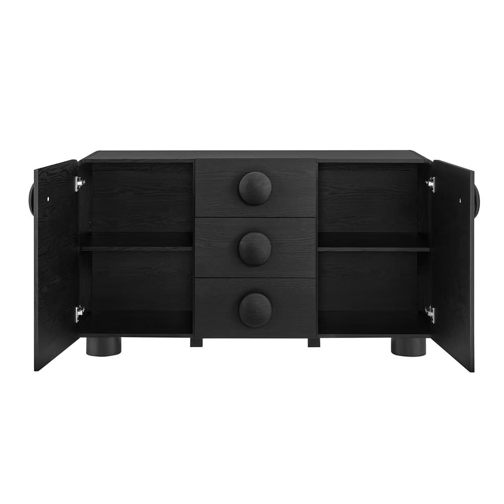 Sonnet 57" Sideboard Storage Cabinet by Modway in Black by Modway - Image 6