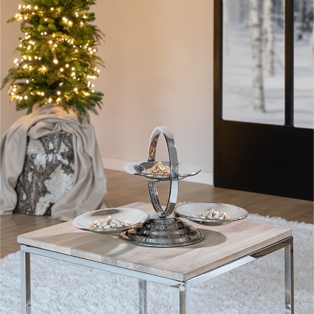 Servo Stainless Steel 3-Tier Server by BIDKhome - Image 2