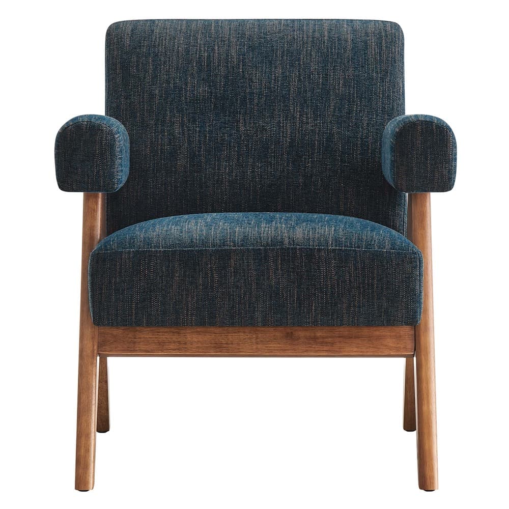 Lyra Fabric Armchair in Azure Fabric by Modway - Image 6