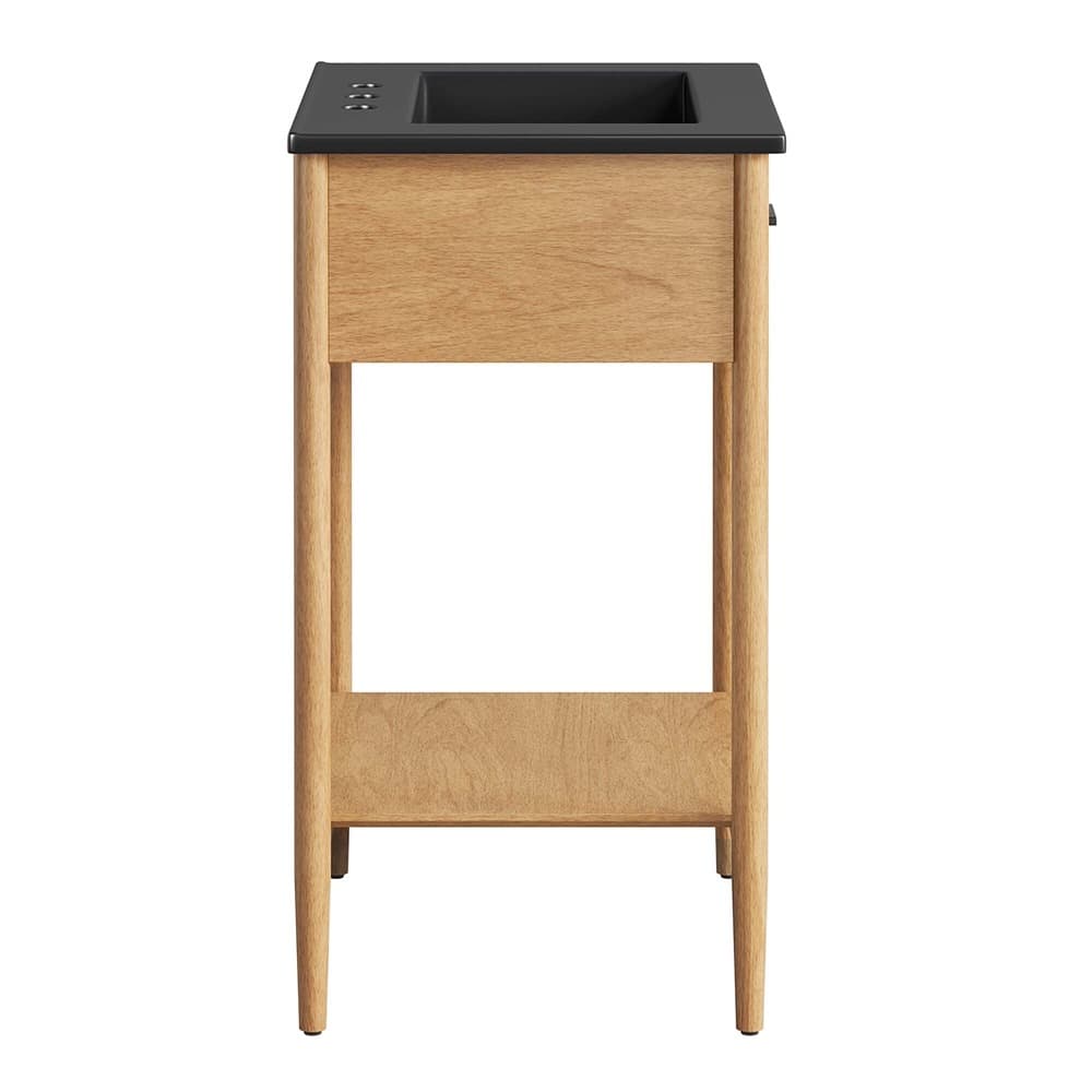 Zaire 24" Bathroom Vanity in Natural Black by Modway - Image 4