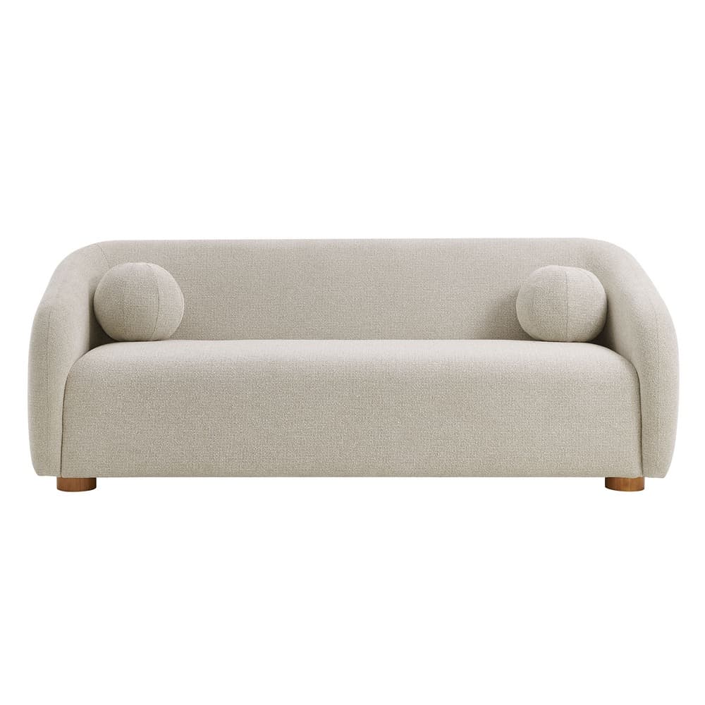 Holland 85" Chenille Fabric Sofa in Dove Gray by Modway - Image 7