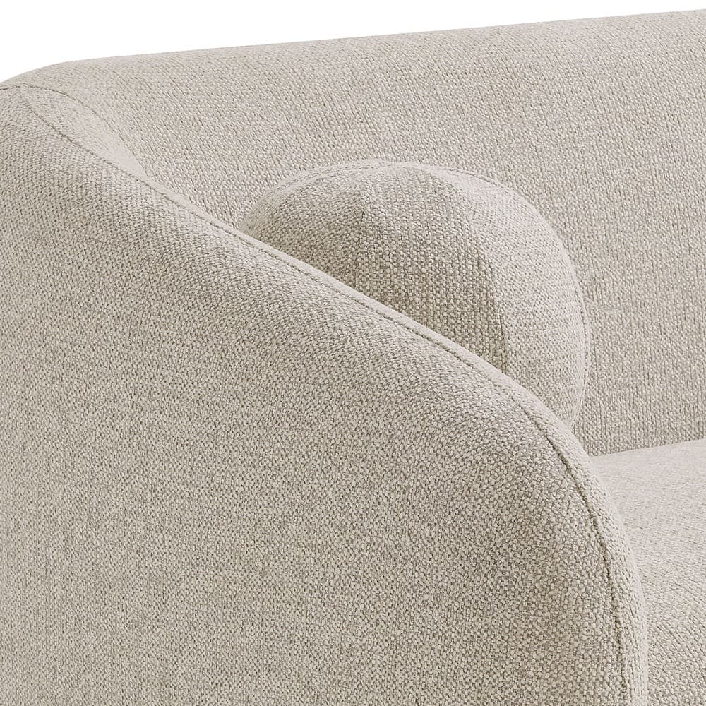Holland 85" Chenille Fabric Sofa in Dove Gray by Modway - Image 8