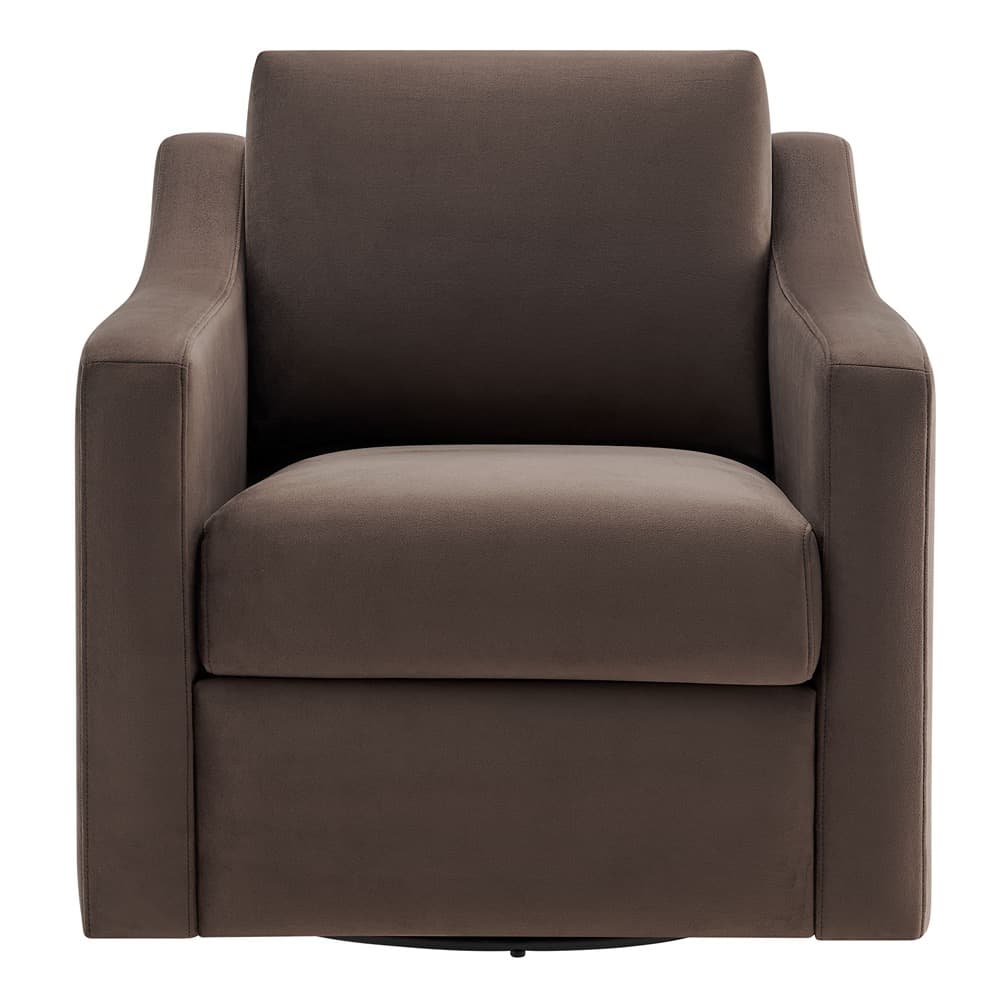 Liora Performance Velvet Armchair in Chocolate by Modway - Image 6