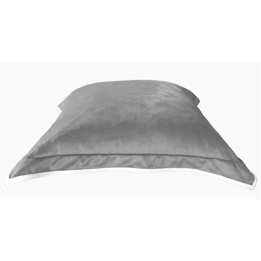 Grey Velvet Pillow by HomArt - Image 2