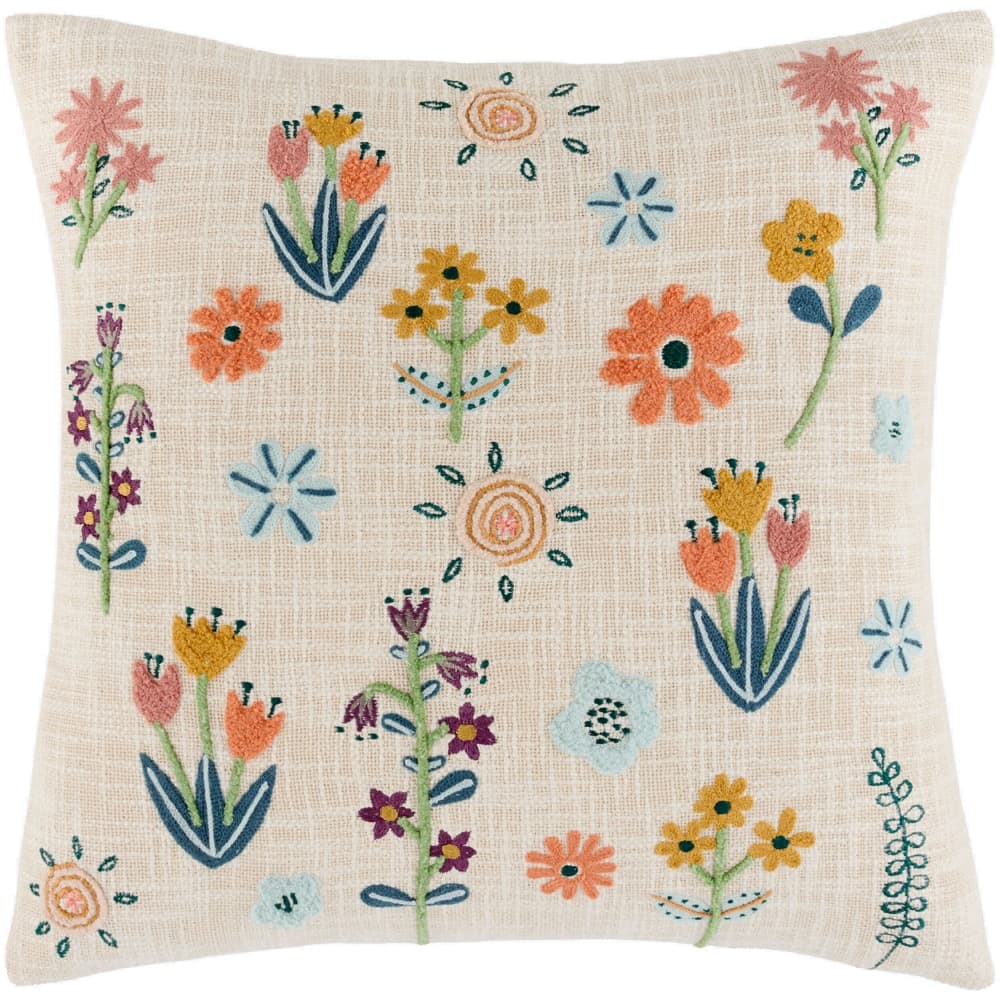 Sunniva Peach Accent Pillow by Livabliss