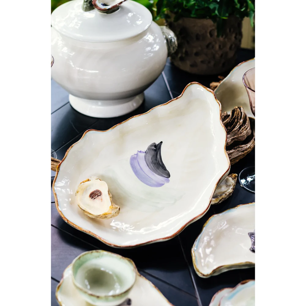 Large Seaside Oyster Plate by Abigails - Image 2