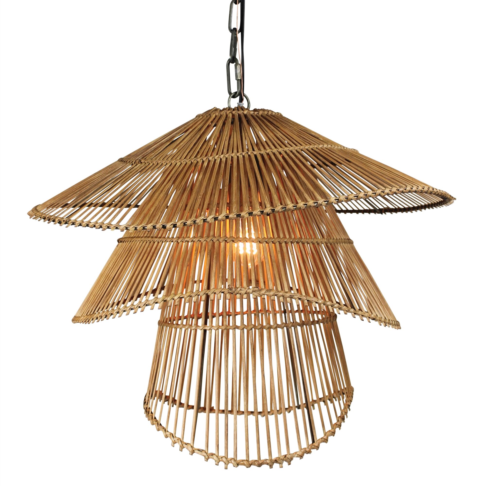 Cairo Rattan Pendant by HomArt