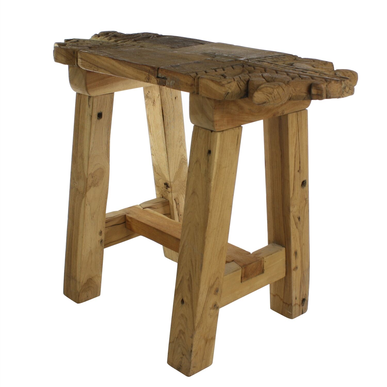 Portico Salvaged Wood Stool by HomArt