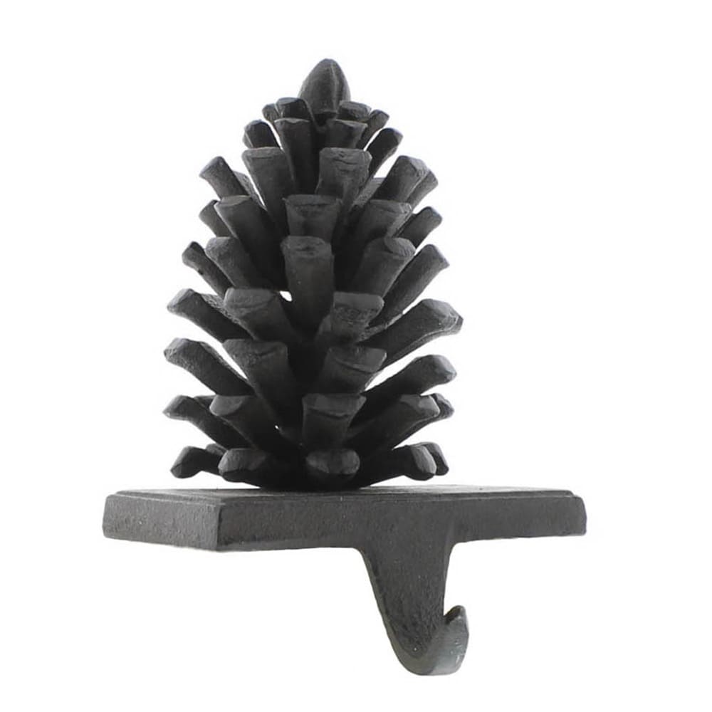 Pinecone Cast Iron Stocking Holder - Thumbnail 2