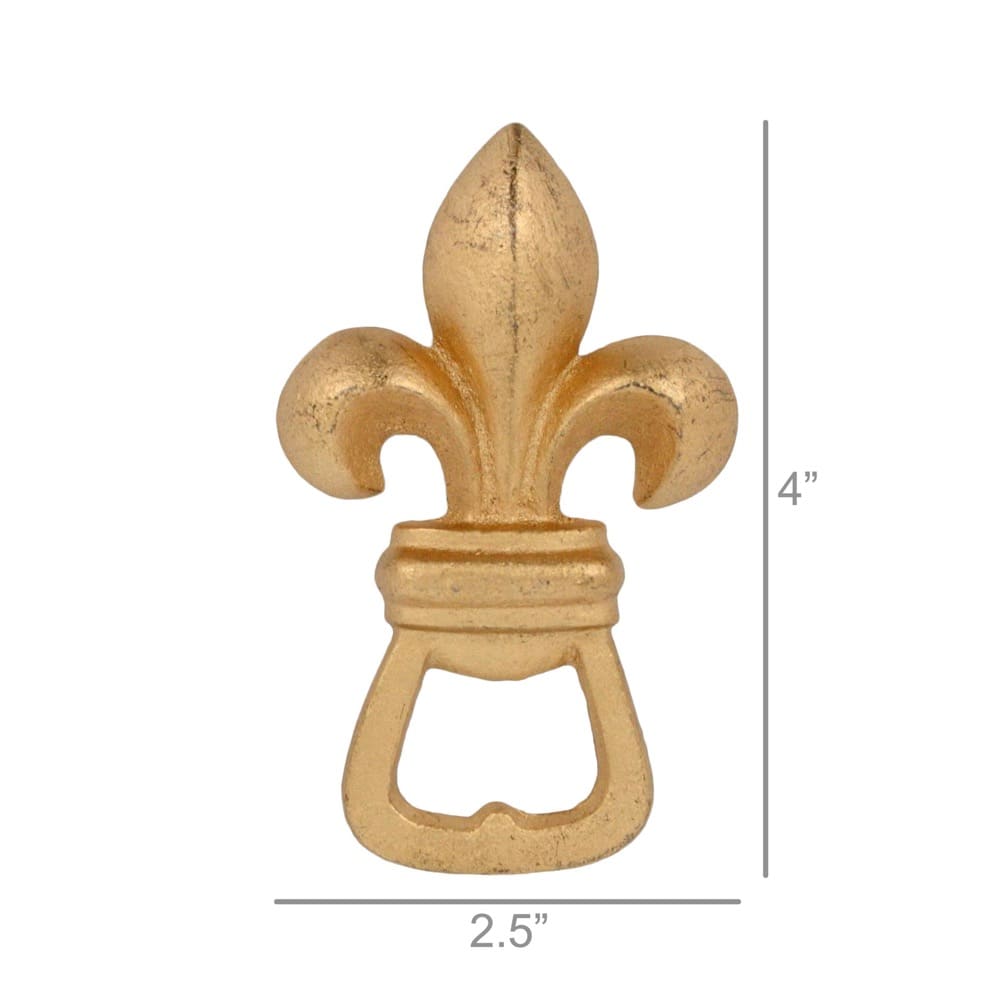 Gold Fleur De Lys Bottle Opener by HomArt - Image 4