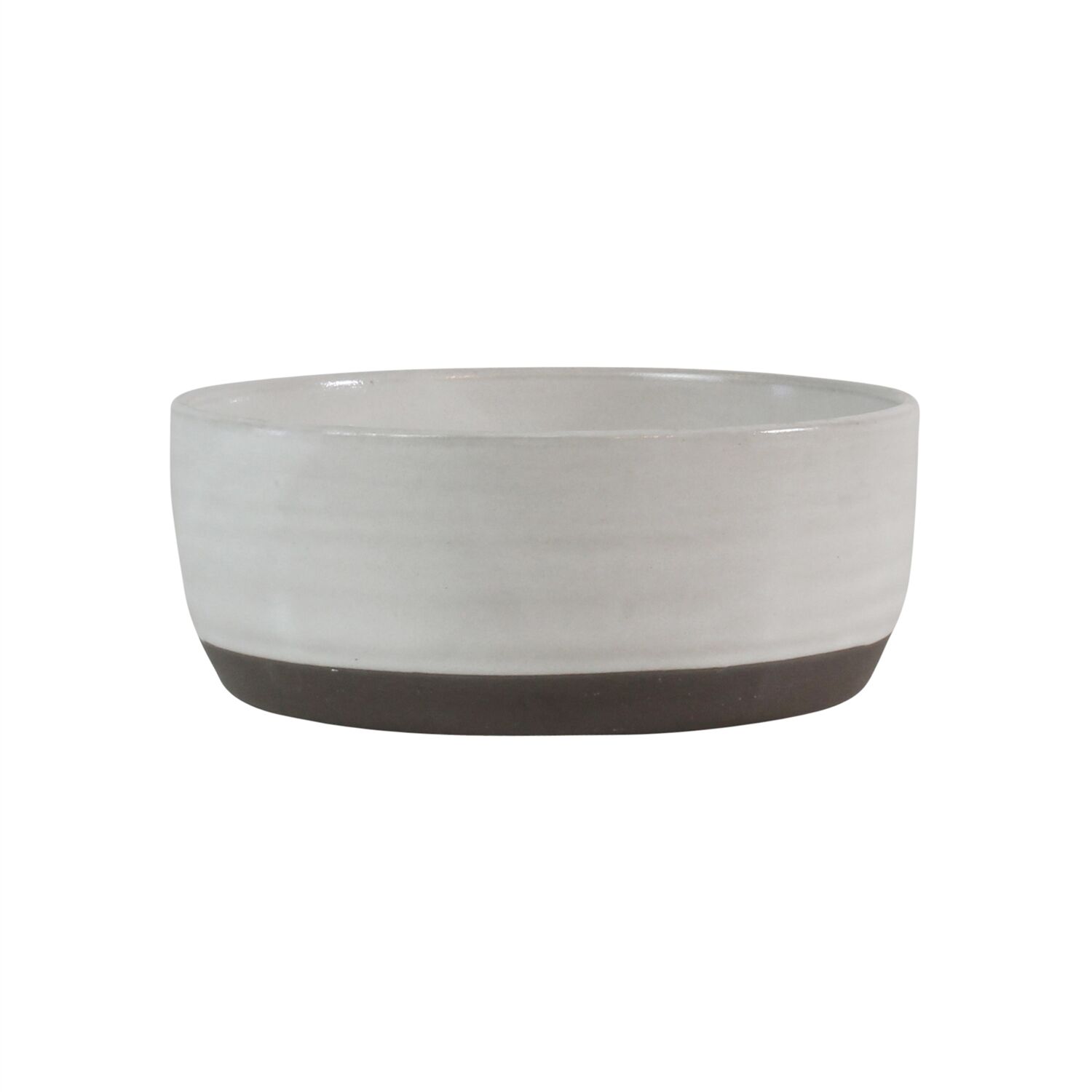 Liam Partial Glaze Ceramic Serving Bowls Set of 3 by HomArt - Image 5