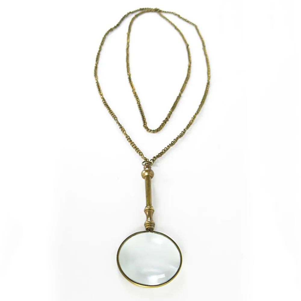 Small Brass Magnifying Glass - Image 2