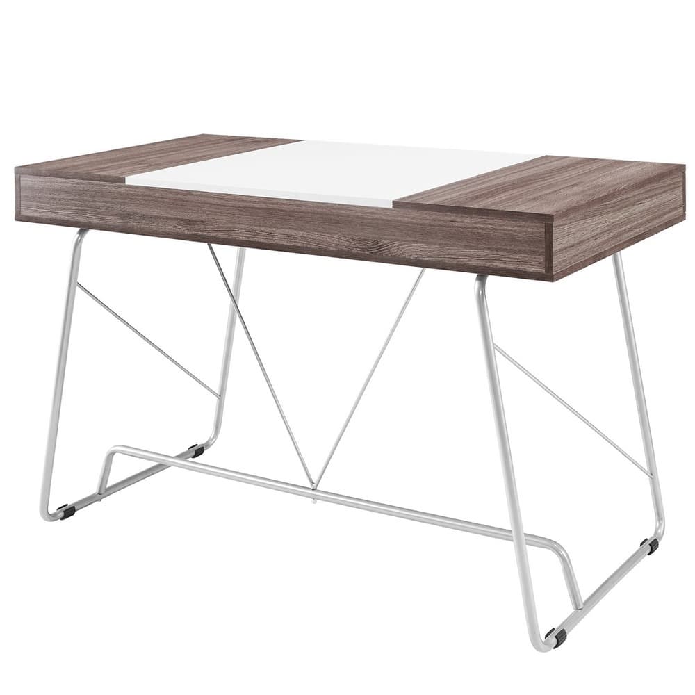 Panel Office Desk in Birch by Modway - Image 4