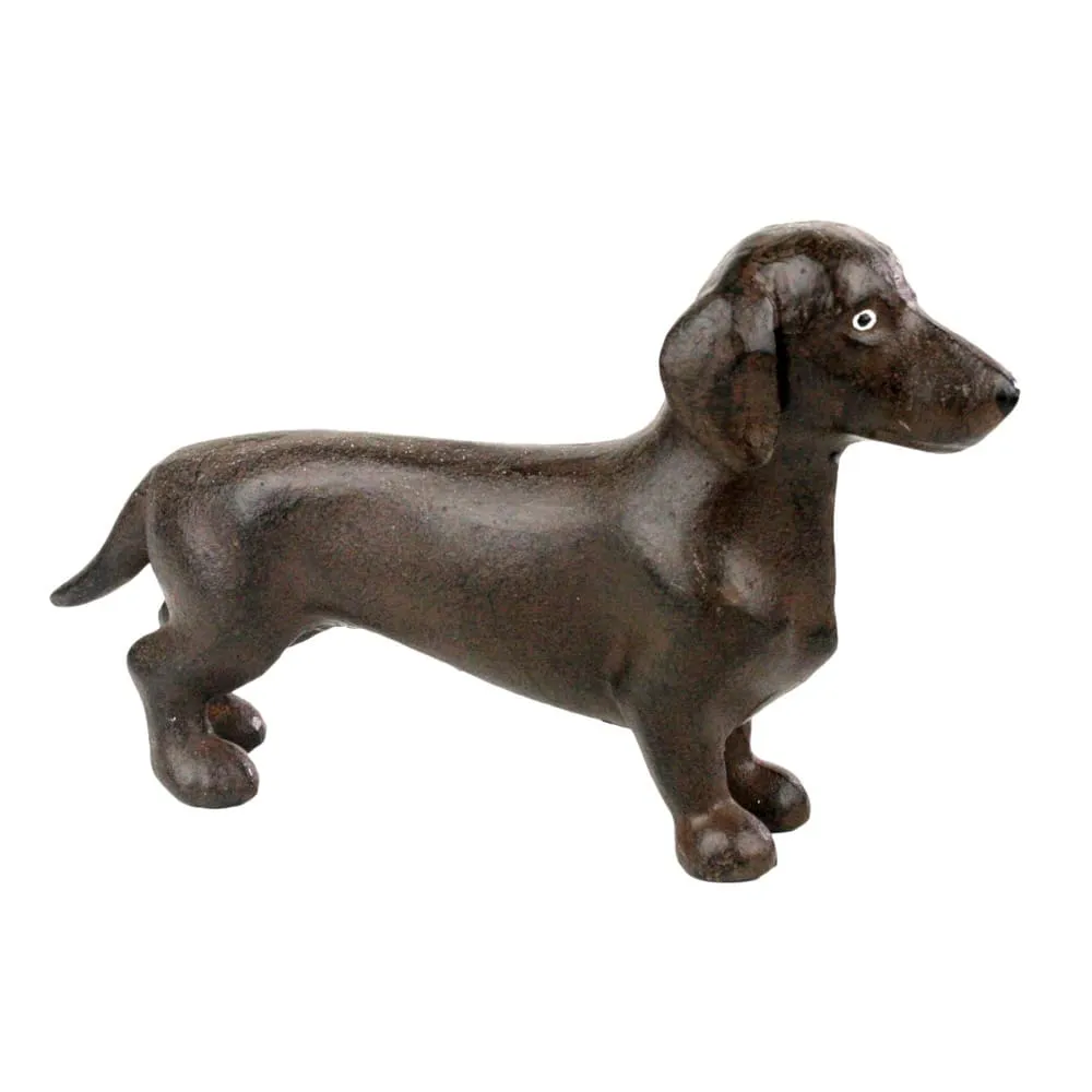 Cast Iron Gaston the Dachshund by HomArt