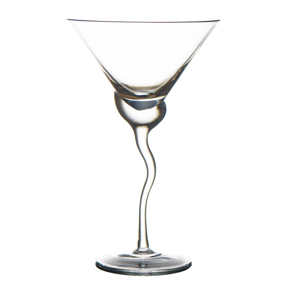 Martini Glass with Wave Stem Set of 4 by Abigails