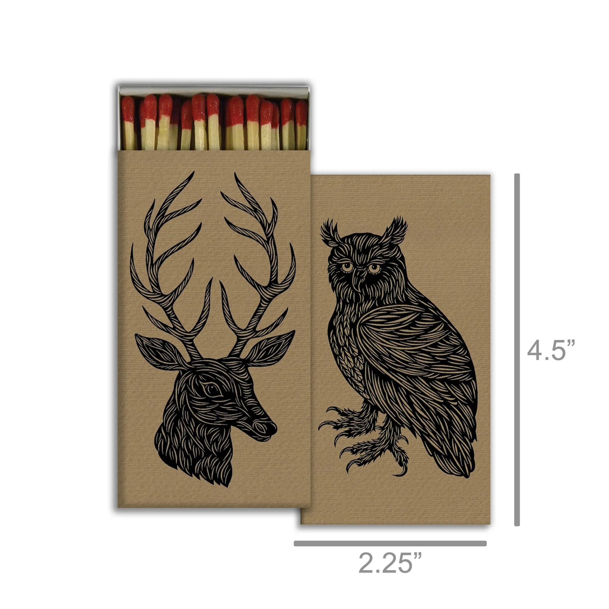 Woodland Matches Set of 6 by HomArt - Image 2