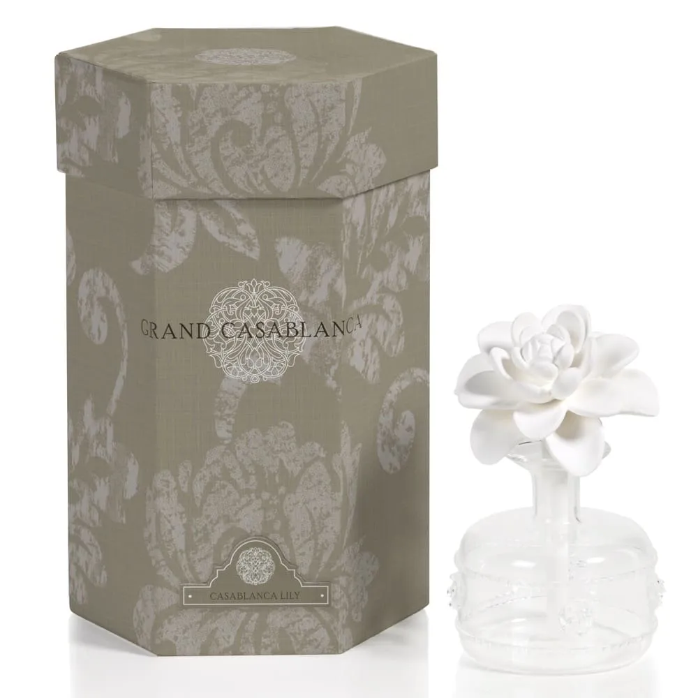 Mini Grand Casablanca Lily Porcelain Diffuser by Zodax