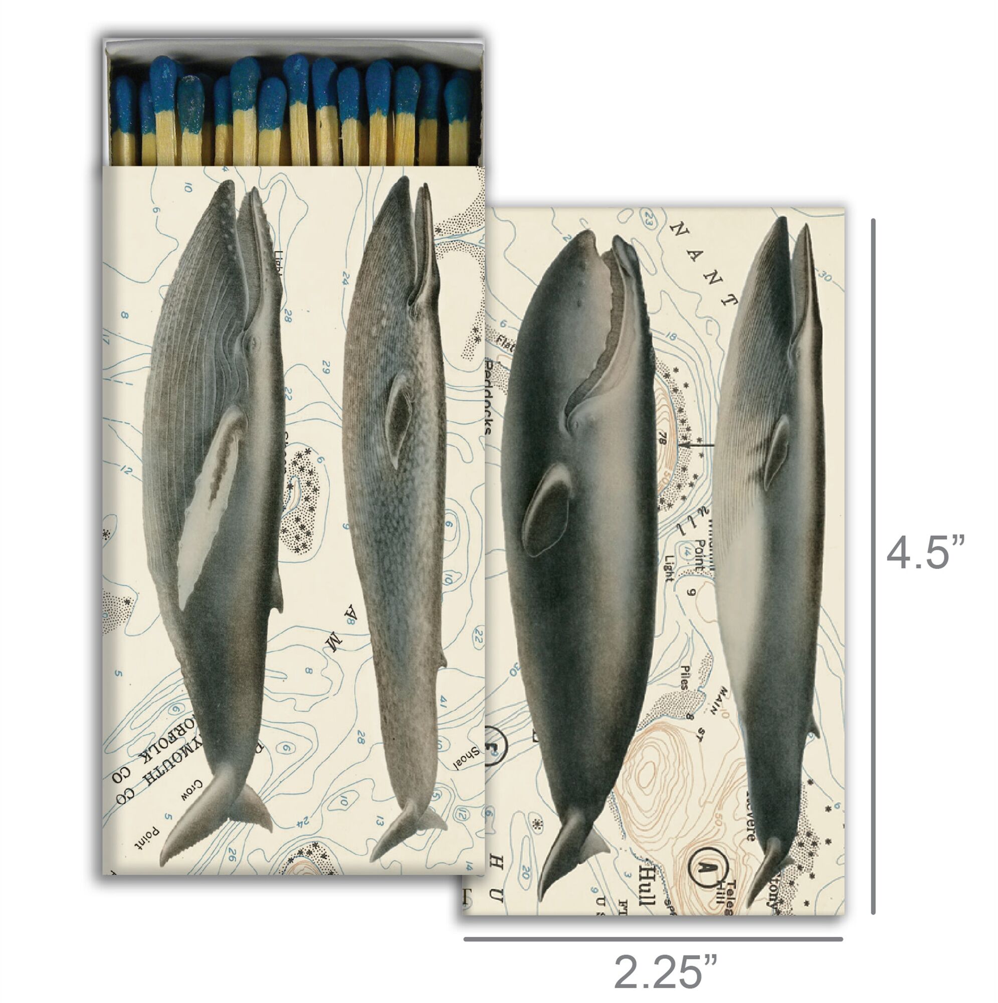 Whales Matches Set of 6 by HomArt - Image 2
