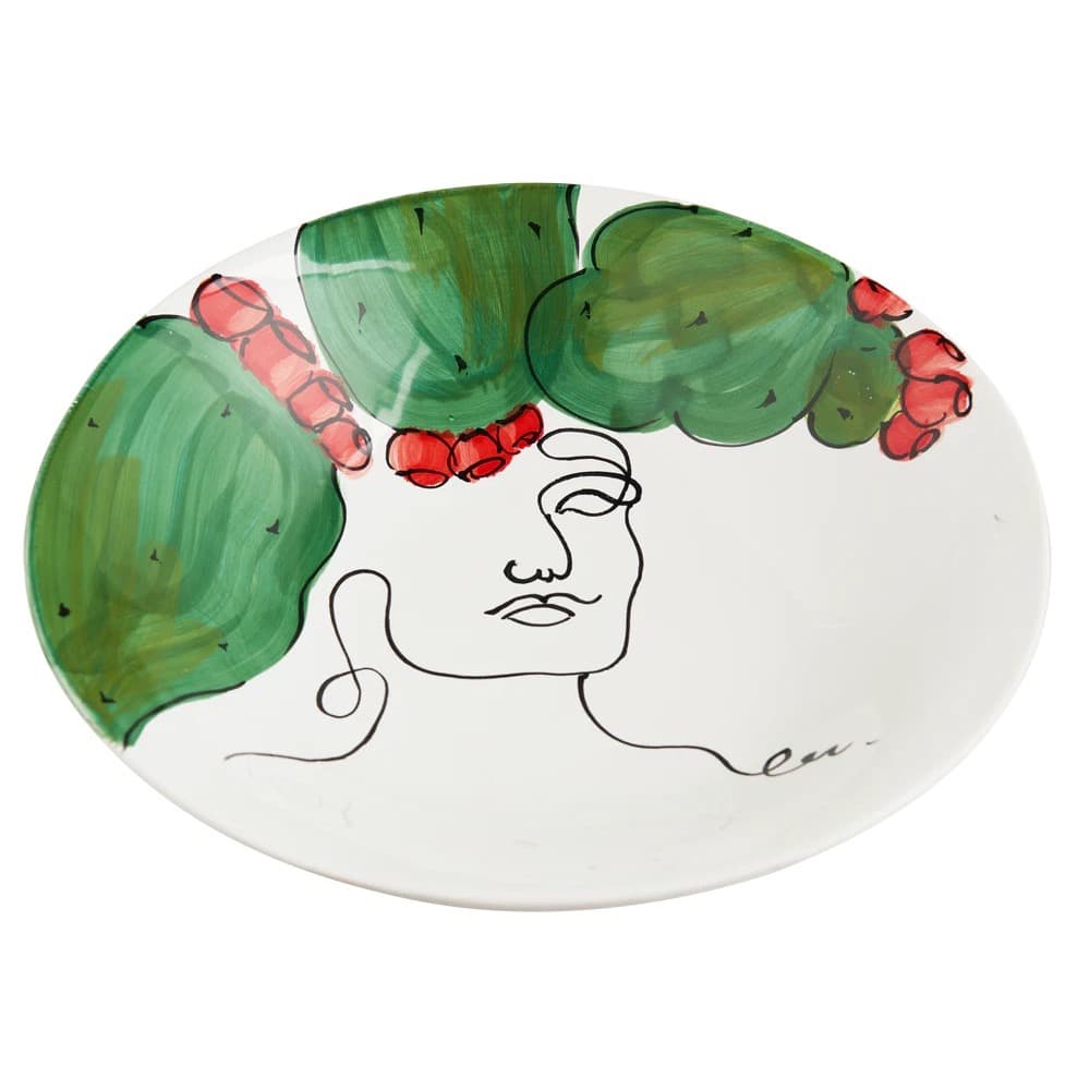 Lucia Prickly Pear Serving Bowl by Abigails