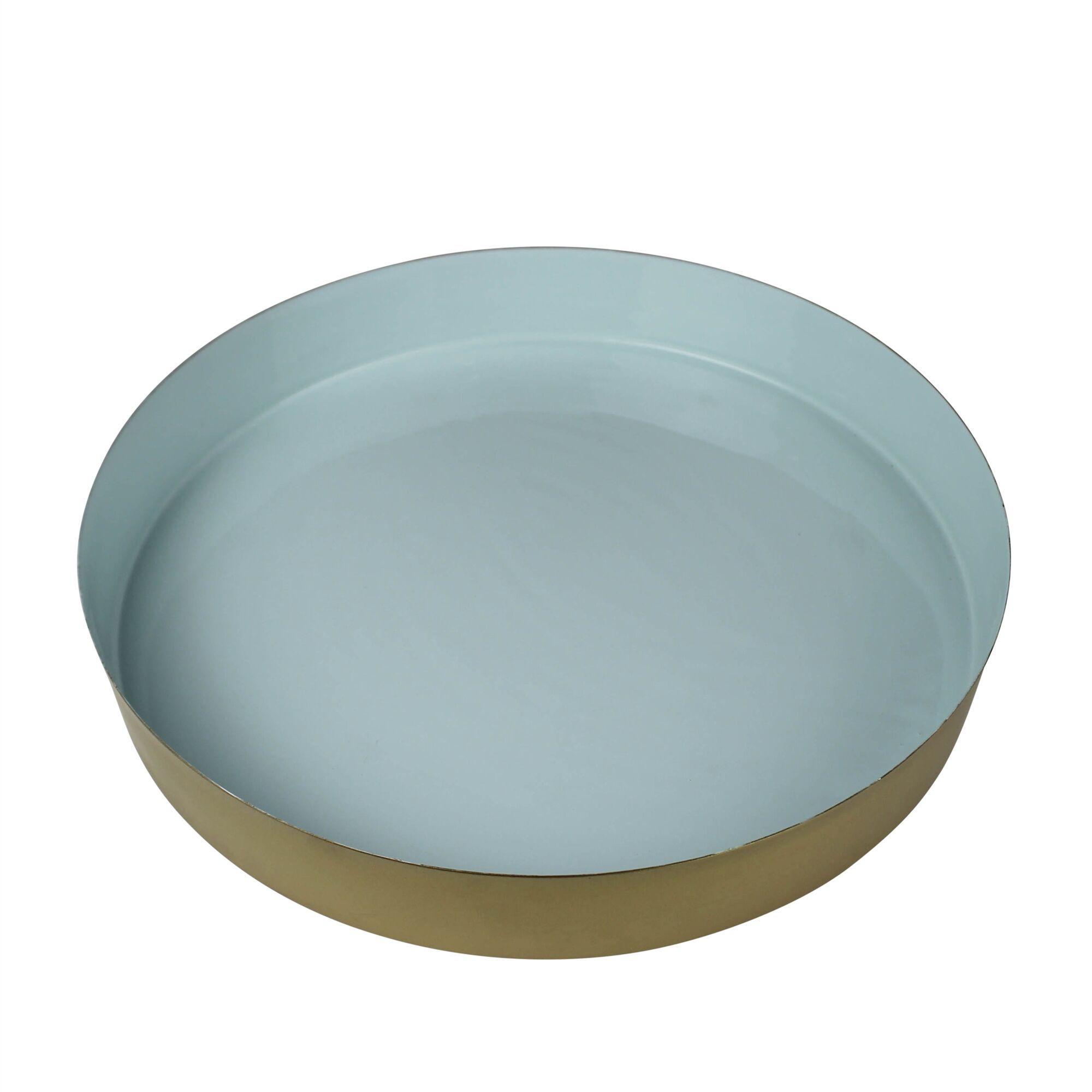Blue Enamel Trays Set of 3 by HomArt - Image 3