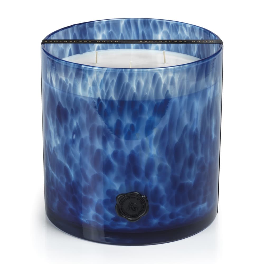 Opal Glass 5-Wick Candle Jar Sea Salt Coastal Mist by Apothecary Guild