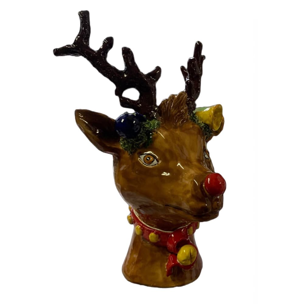Hanz Ceramic Reindeer Head Vase by Abigails