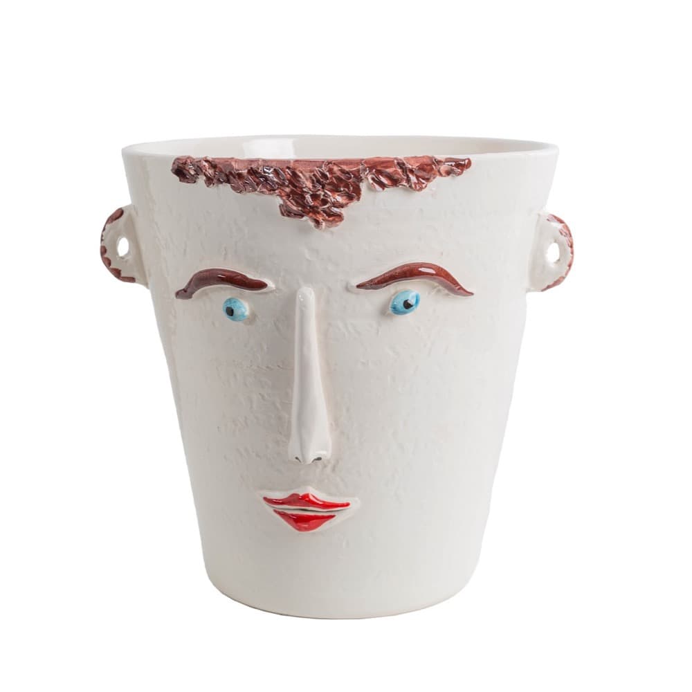 Male Decorated Vase / Ice Bucket by Abigails