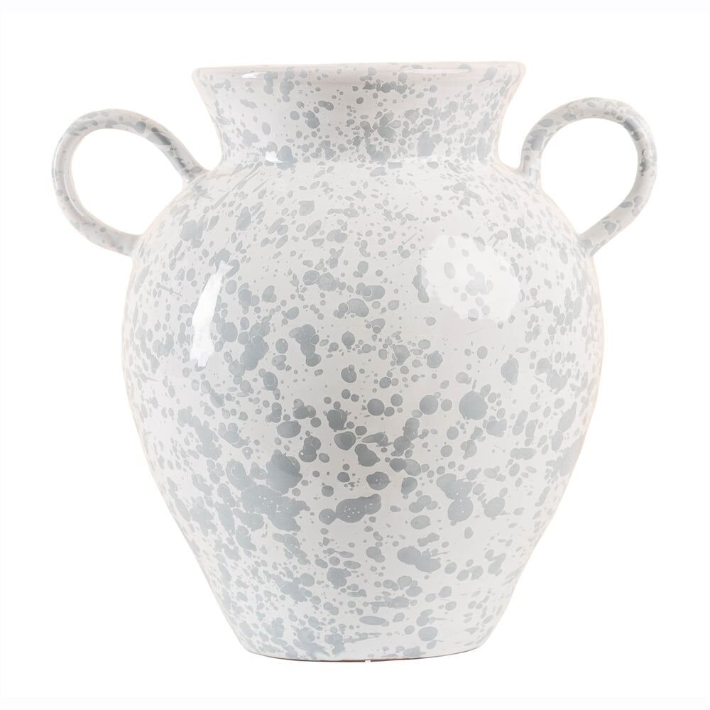 Taverna Gray and White Speckled Two Handled Jug by Abigails