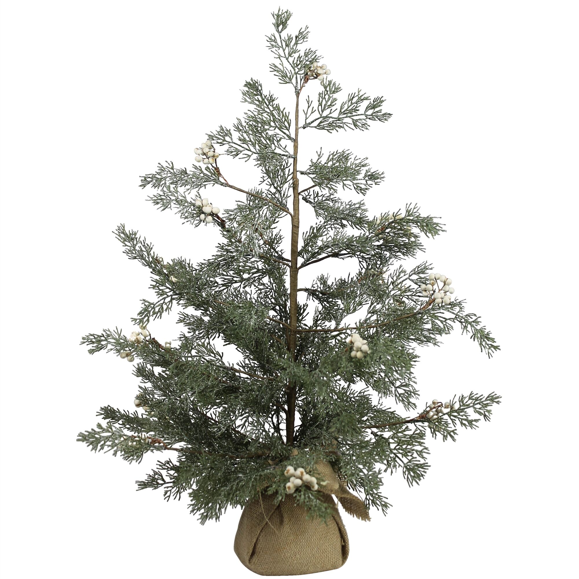 24" Faux Tree with Tallow Berries by HomArt