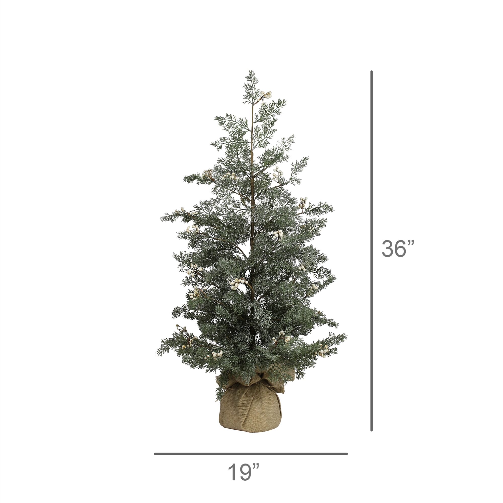36" Faux Tree with Tallow Berries by HomArt - Image 2