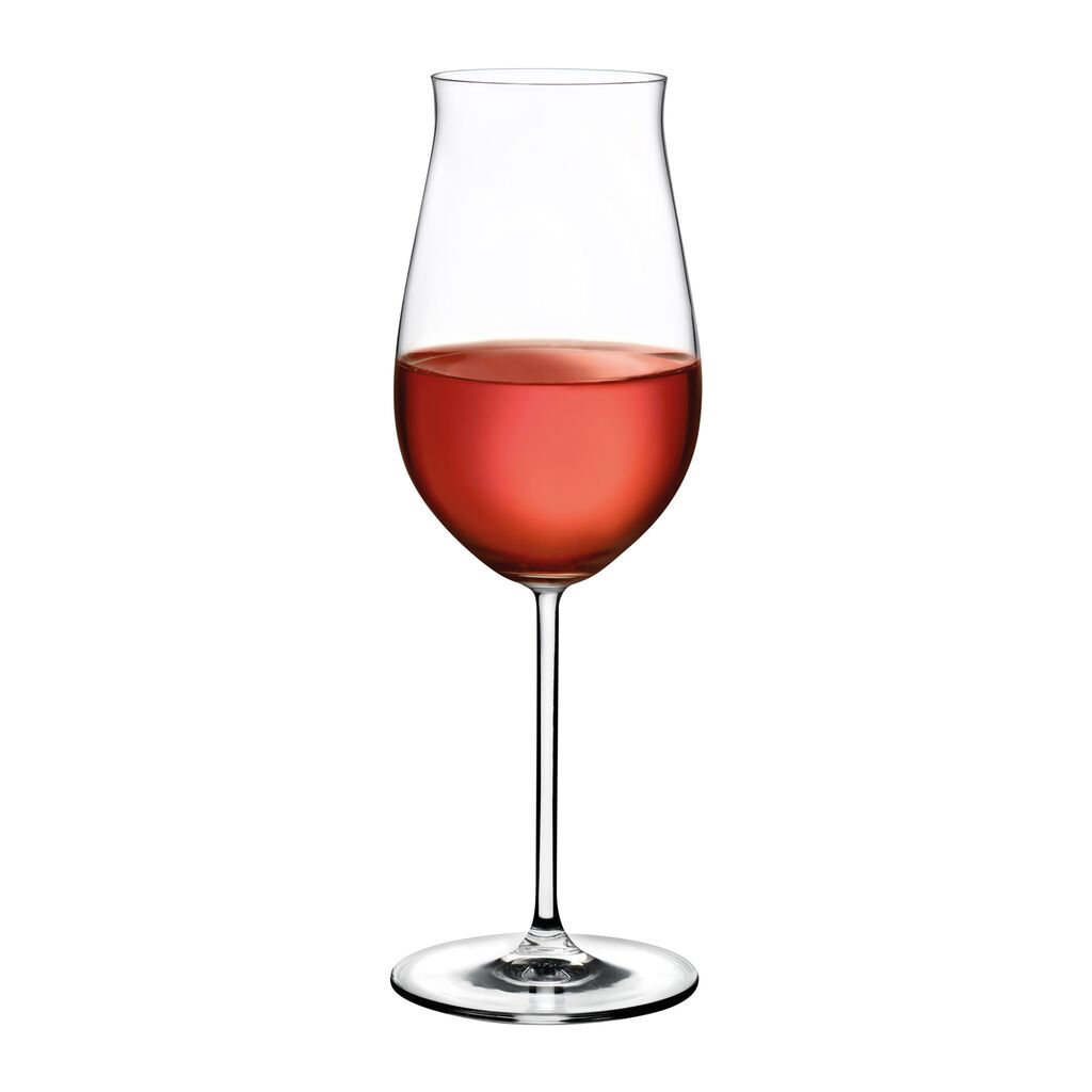 Vintage Set of 2 Rosé Wine Glasses by Nude Glass - Image 2