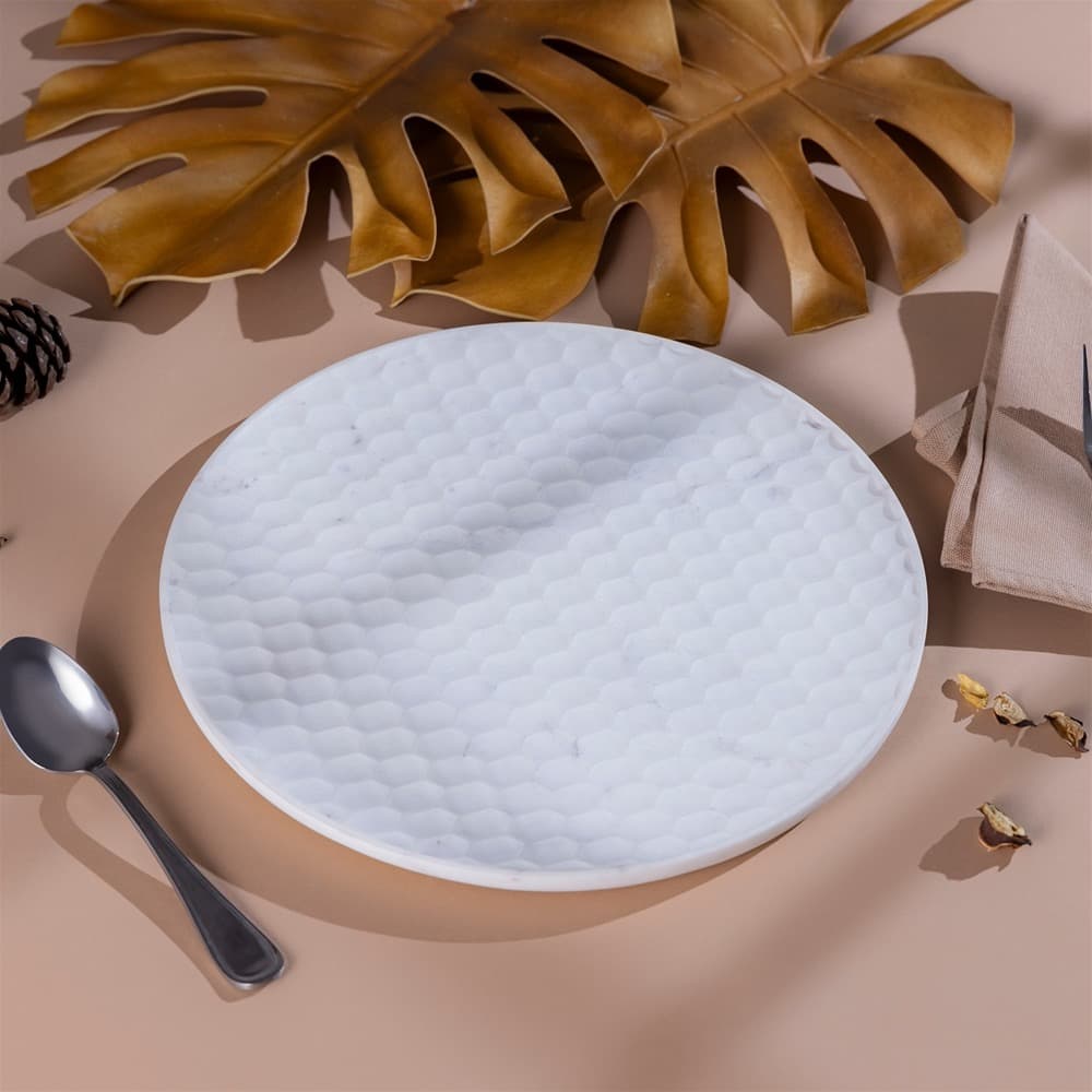 White Marble Platters by BIDKhome - Image 12