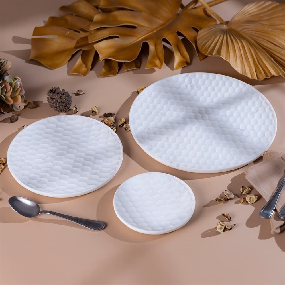 White Marble Platters by BIDKhome - Image 10