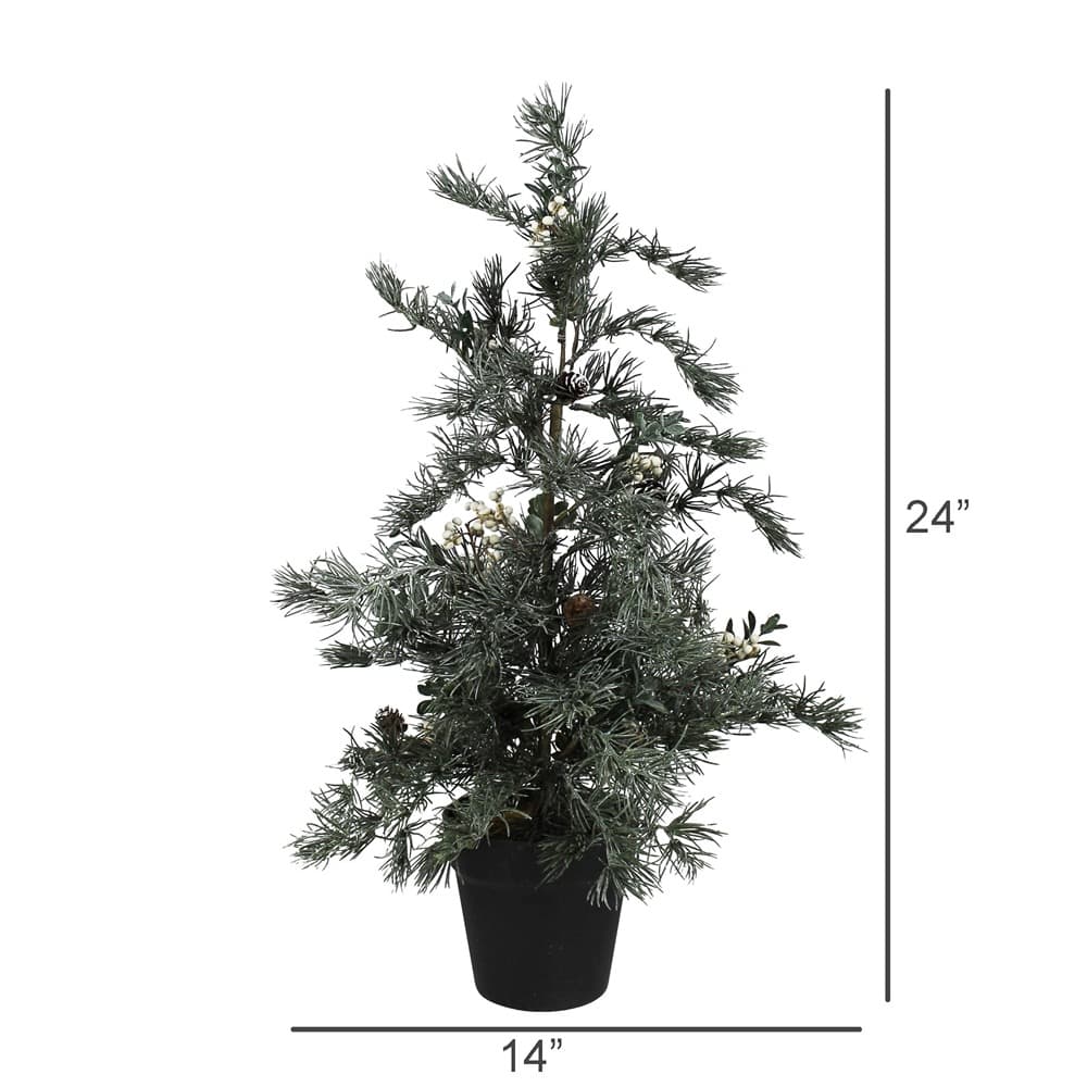 Faux 24" Pine and Cypress Tree by HomArt - Image 2