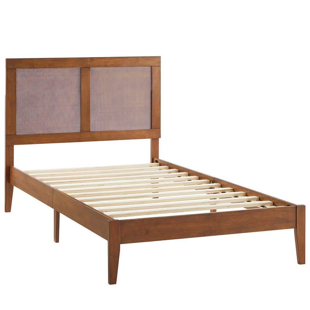 Sirocco Rattan and Wood Twin Platform Bed by Modway - Image 2