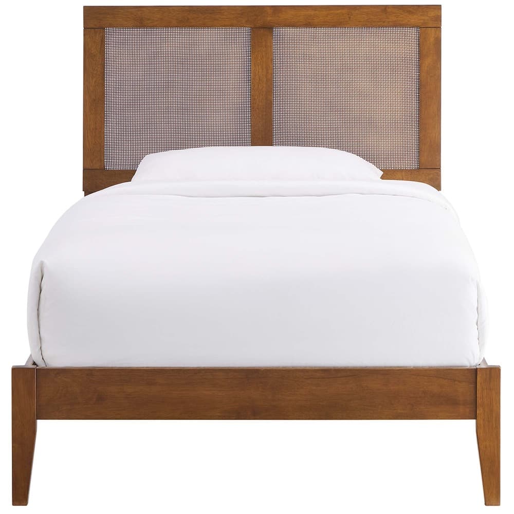 Sirocco Rattan and Wood Twin Platform Bed by Modway - Image 4