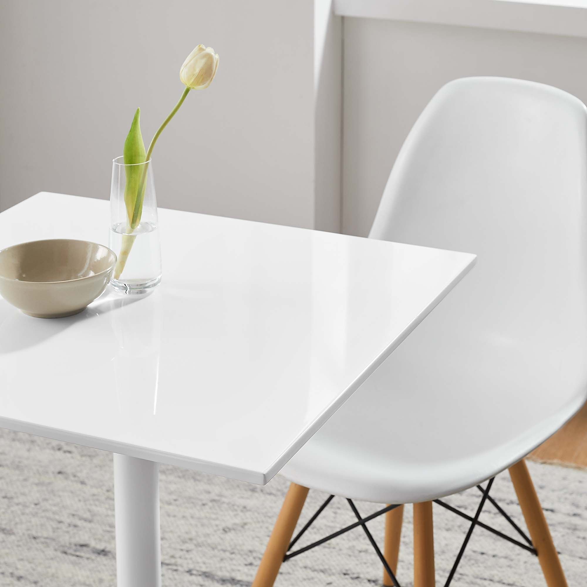Lippa 24" Square Wood Dining Table by Modway - Image 7