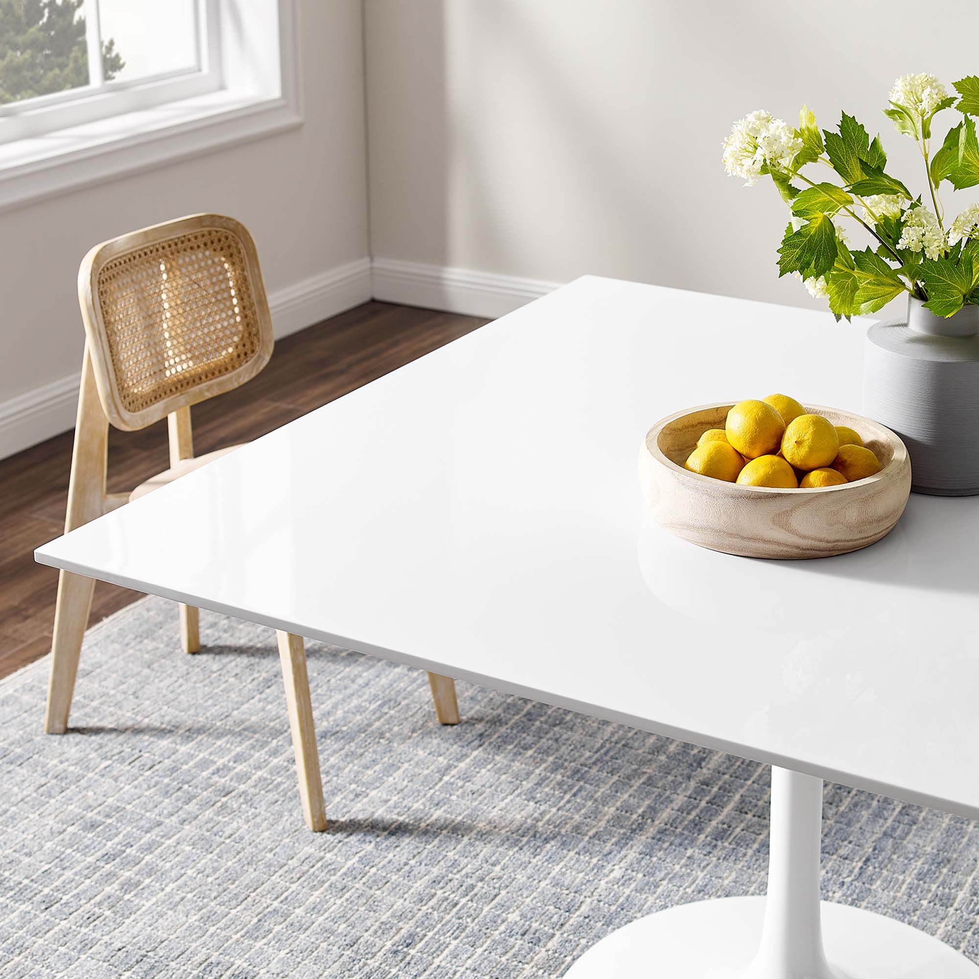 Lippa 48" Square Wood Dining Table by Modway - Image 7