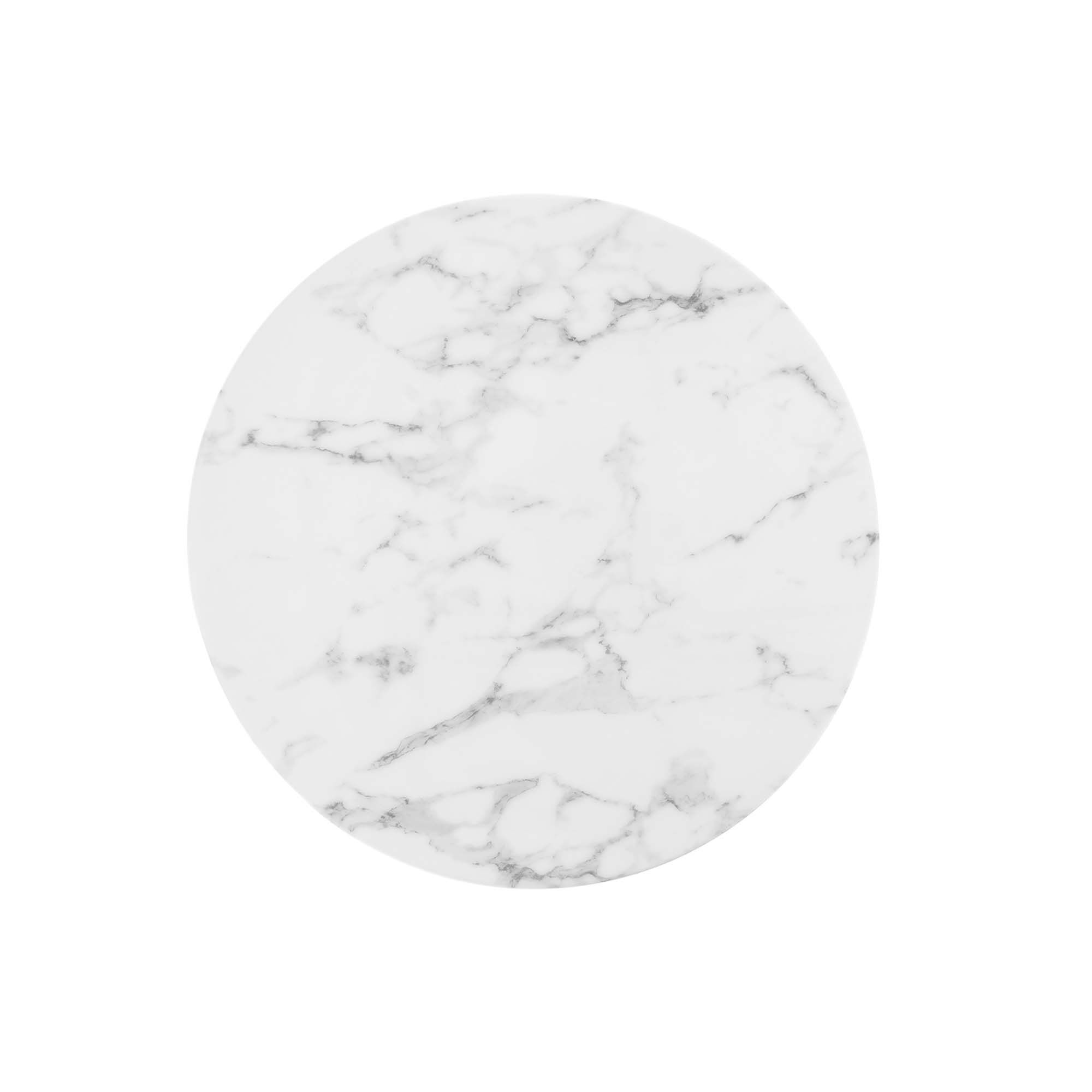 Lippa 28" Round Faux Marble Dining Table by Modway - Image 4