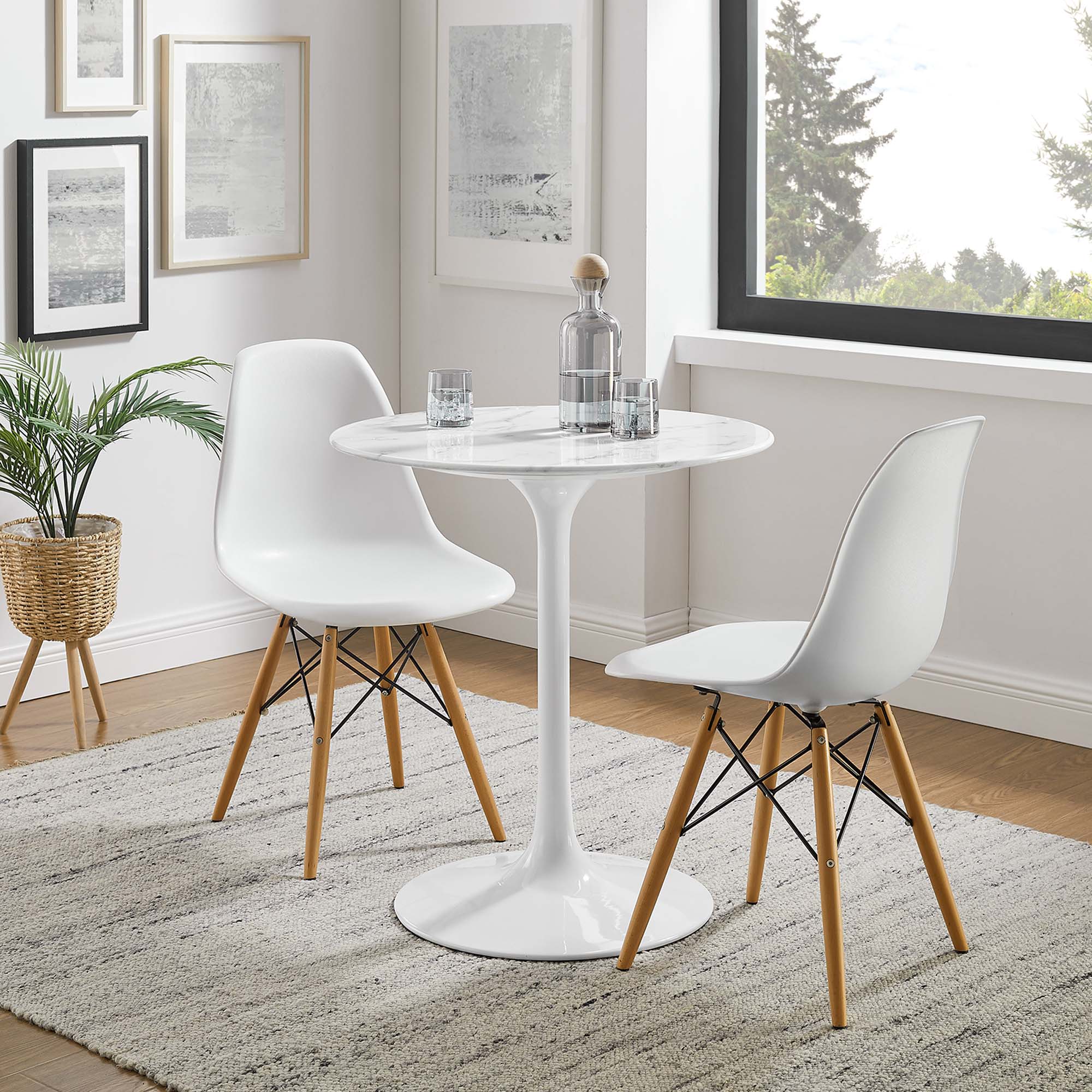 Lippa 28" Round Faux Marble Dining Table by Modway - Image 6
