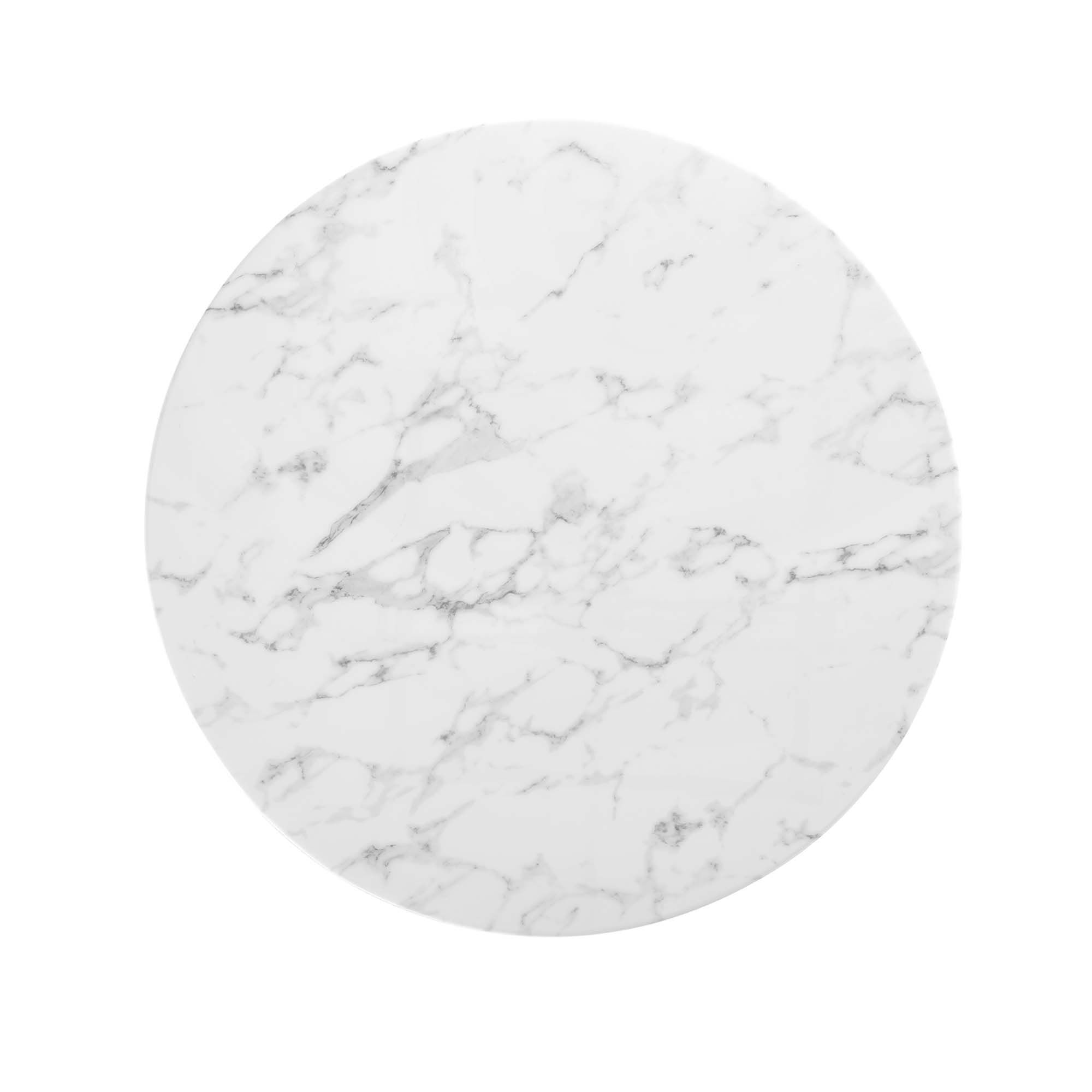Lippa 40" Round Faux Marble Dining Table by Modway - Image 4