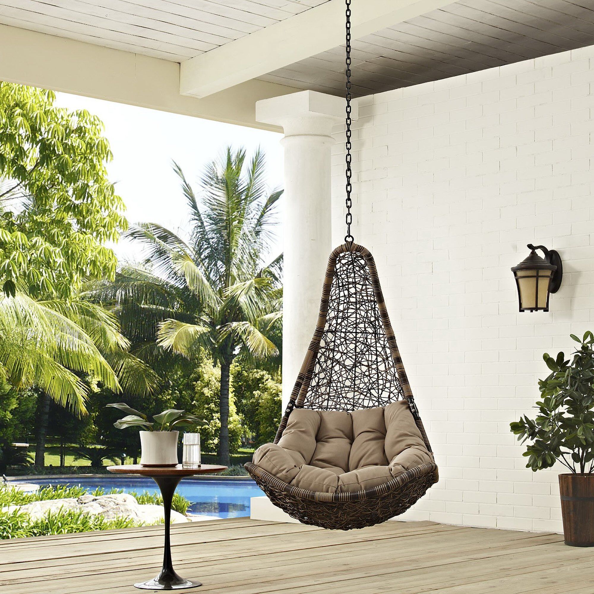 Abate Outdoor Patio Swing Chair Without Stand by Modway