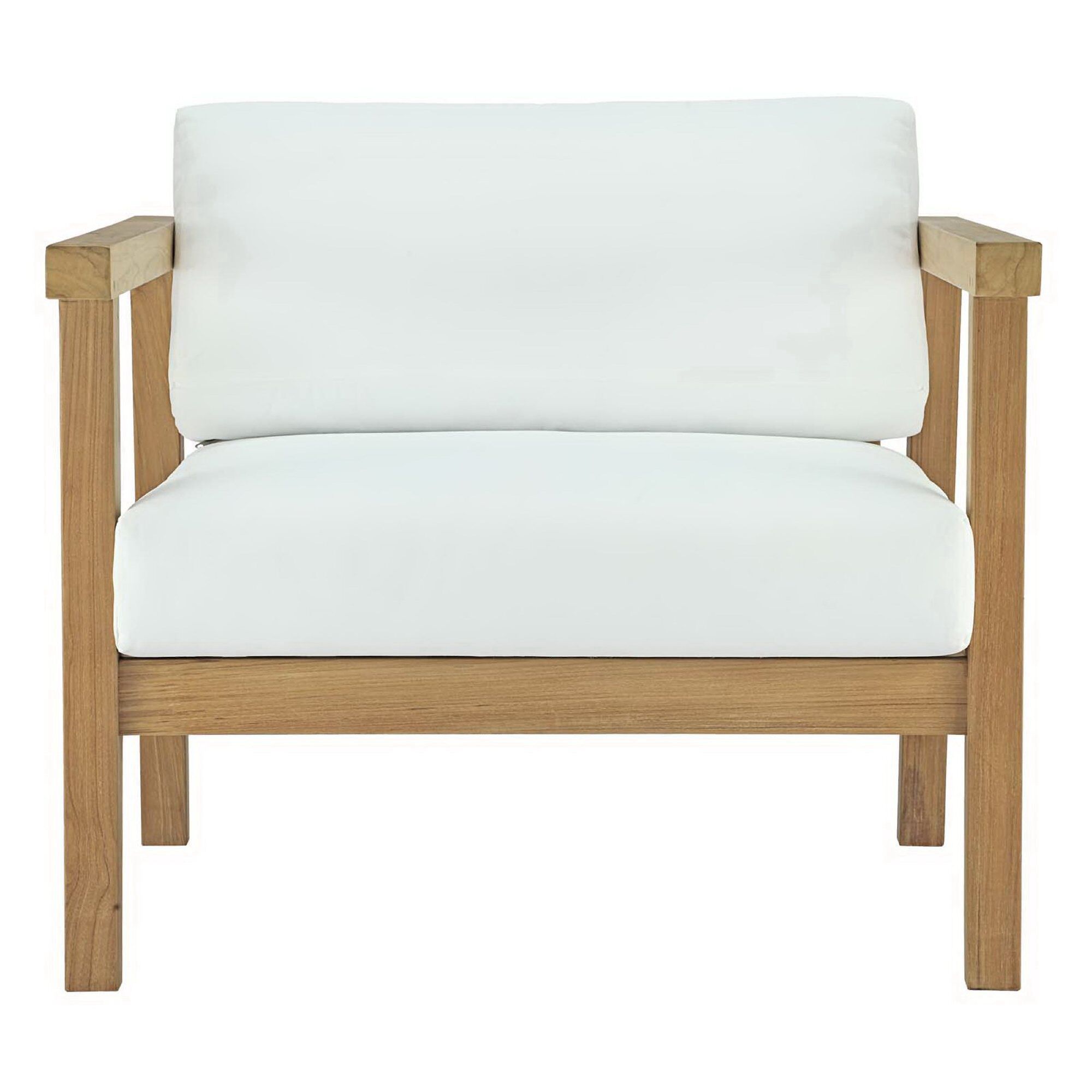 Bayport Outdoor Patio Teak Armchair by Modway
