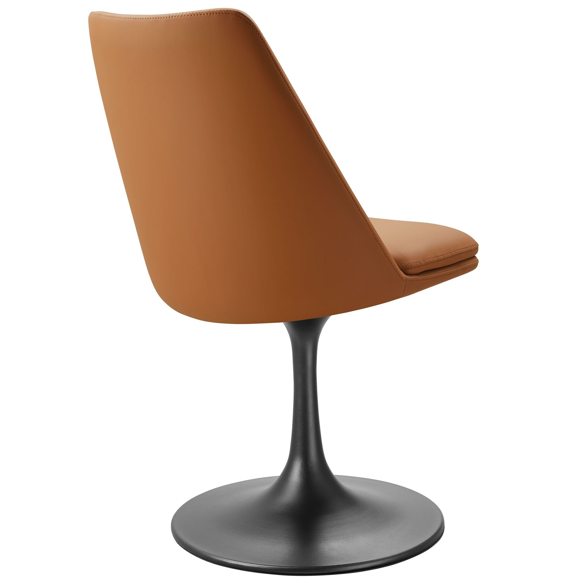 Lippa Swivel Dining Vegan Leather Side Chair by Modway - Image 5