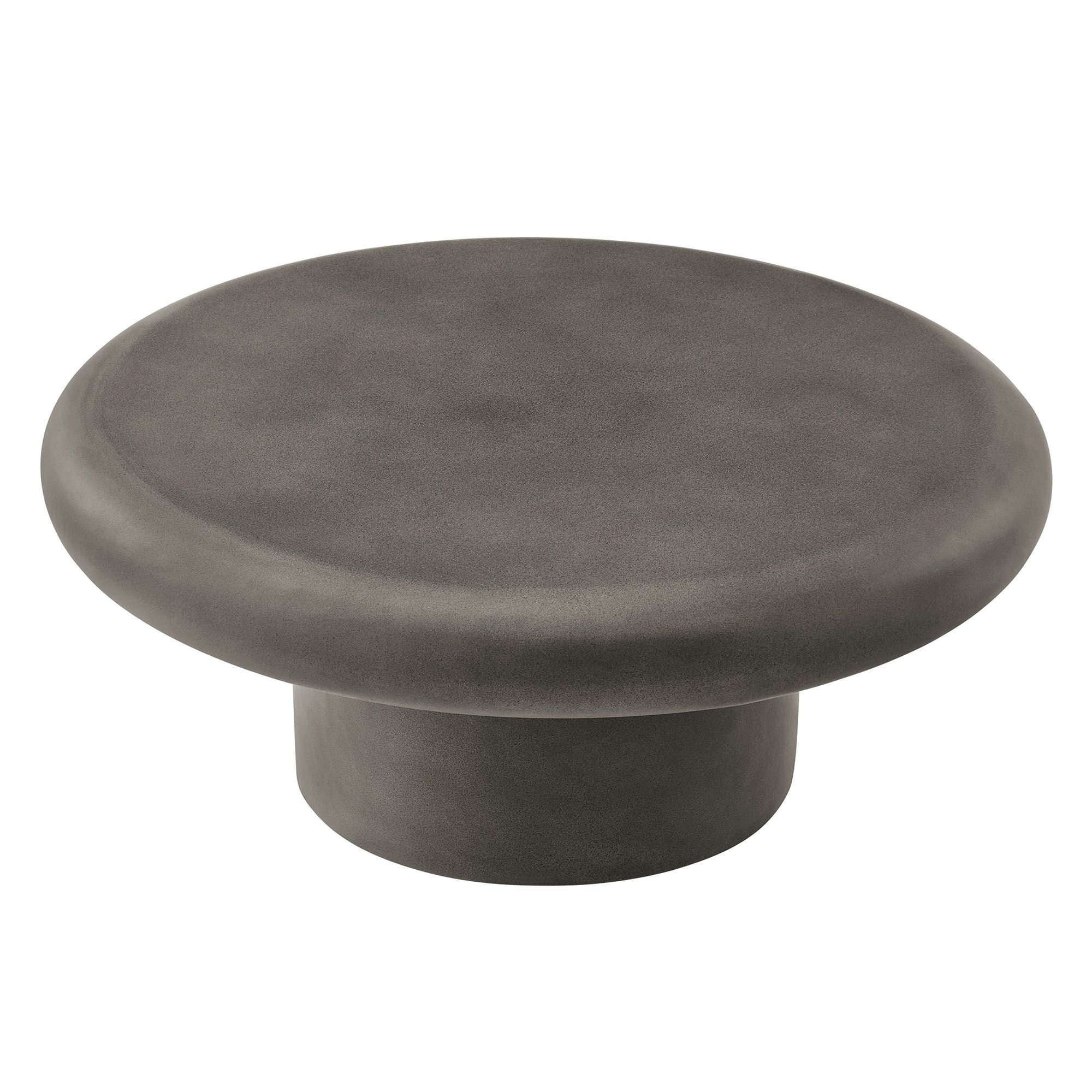 Argos Indoor - Outdoor Patio Concrete Round Coffee Table by Modway