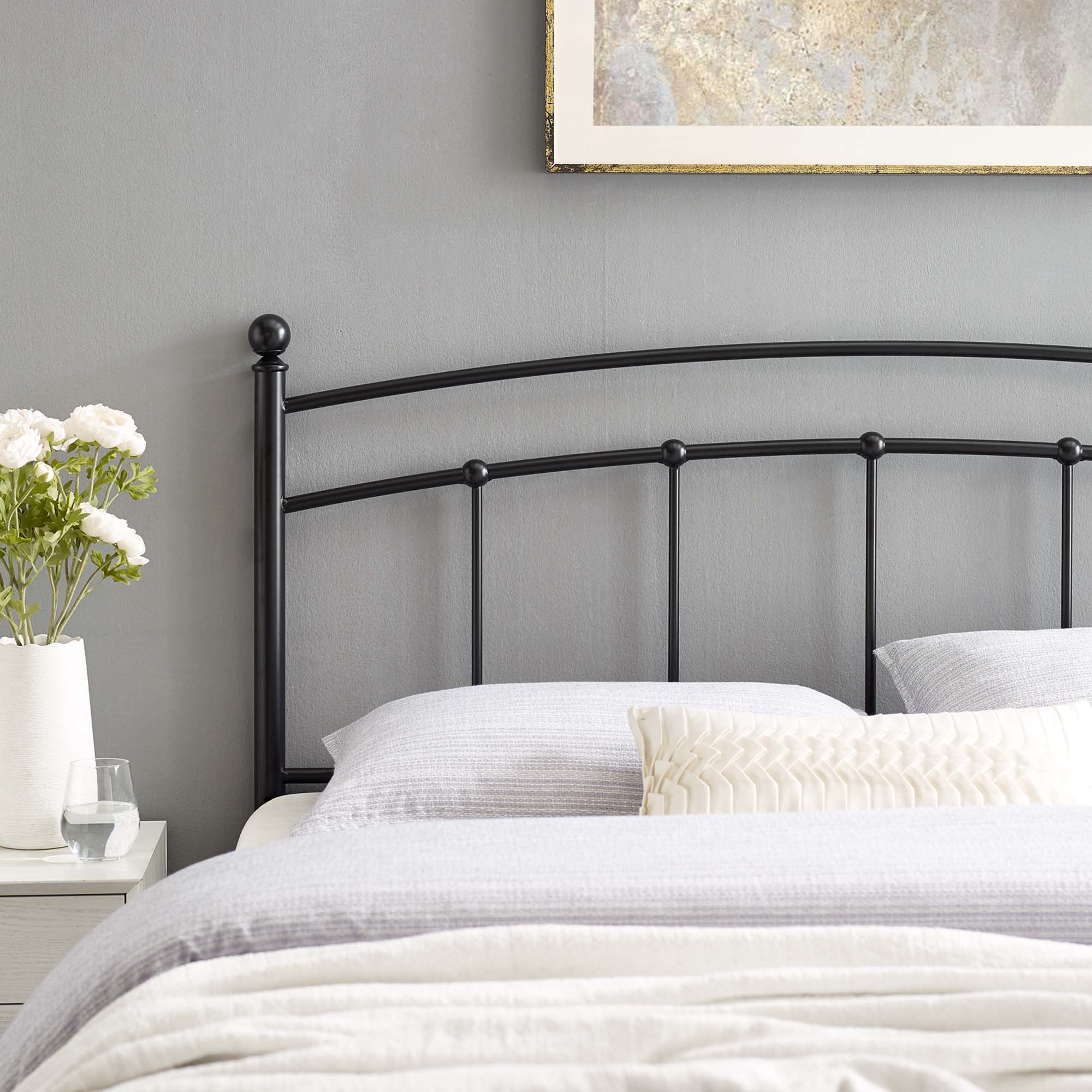 Abigail Metal Queen Headboard by Modway - Image 6