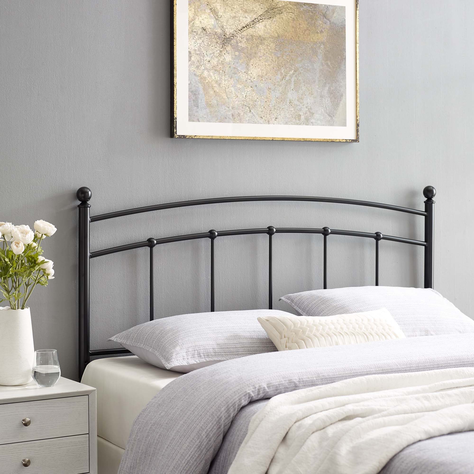 Abigail Metal Queen Headboard by Modway - Image 4