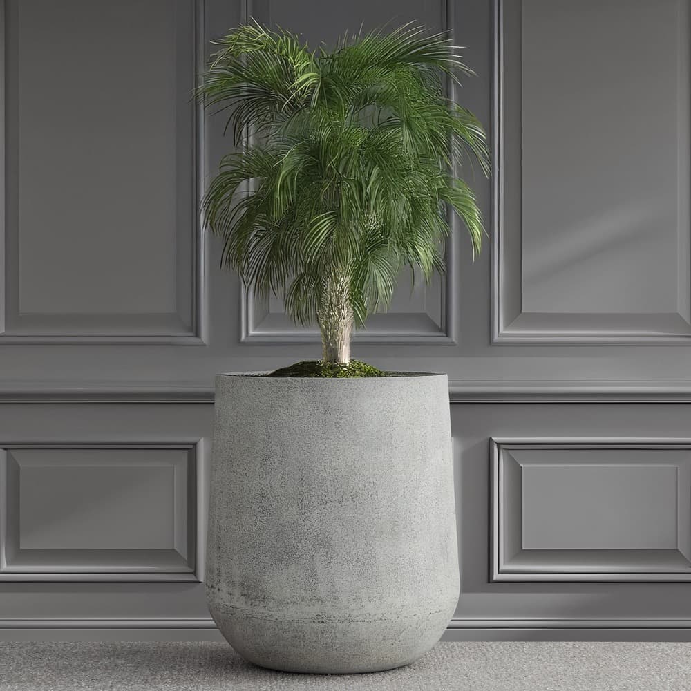 Antique Gray Iron Vases Set of 3 by BIDKhome - Image 11