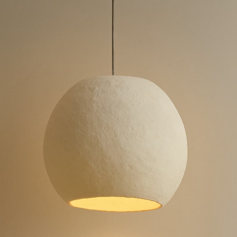 Paper Mache Pendant in 2 Sizes by BIDKhome - Image 5